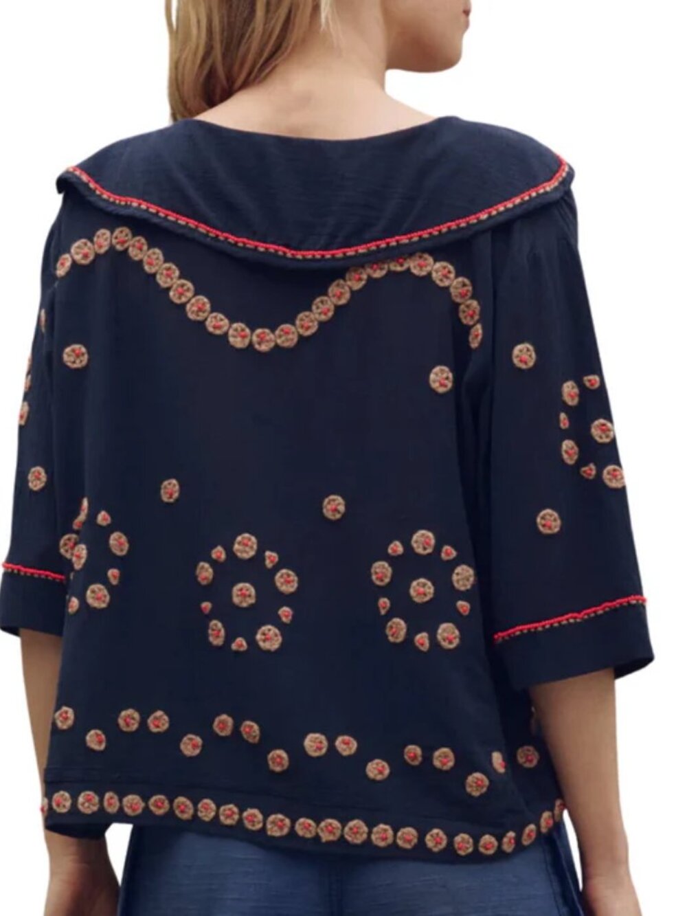 THE GREAT. beaded sailor top - Picture 5 of 7